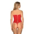 Flameria Korsett & Tanga Rot von Obsessive