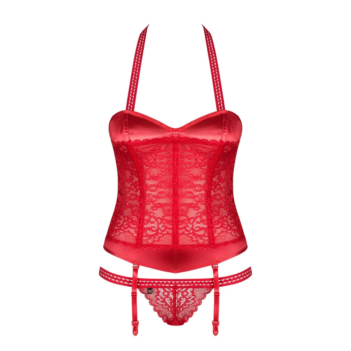 Flameria Korsett & Tanga rot von Obsessive kaufen | Fesselliebe
