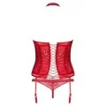 Flameria Korsett & Tanga Rot von Obsessive