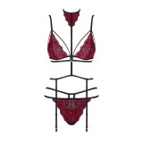 Sugestina 3er Set Rot von Obsessive | Fesselliebe.de