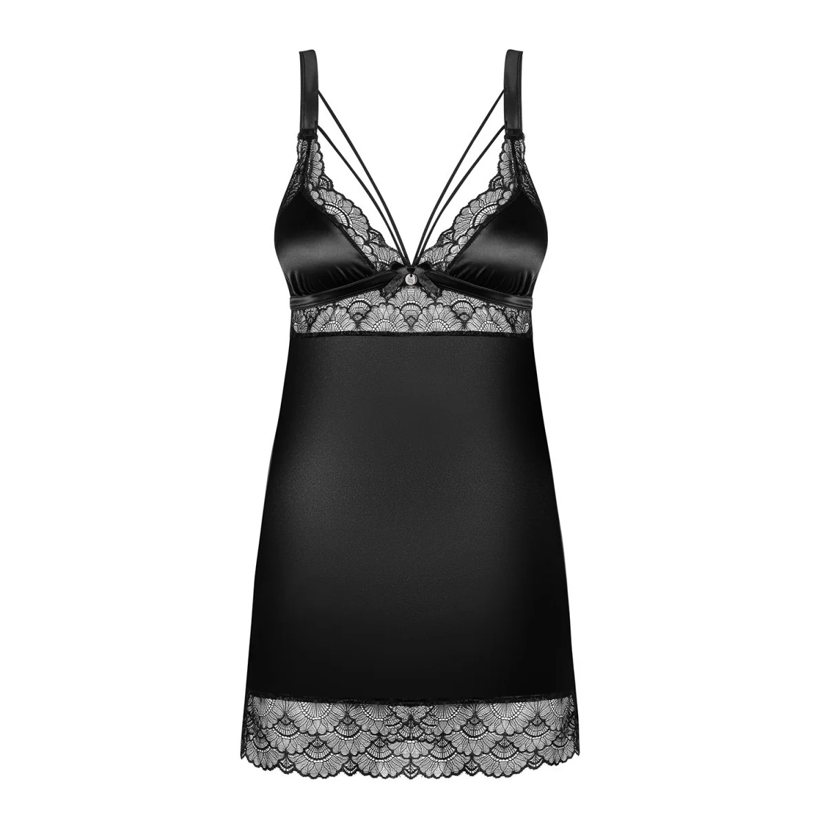 Eloissa Chemise & Tanga schwarz von Obsessive kaufen | Fesselliebe