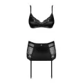 Blanita 3er Set Schwarz von Obsessive