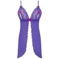Babydoll & String Lila V-9689 von Axami
