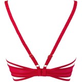 Bustier Rot mit Offenen Cups V-9671 von Axami | Fesselliebe.de
