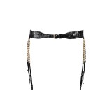 Strumpfgürtel Schwarz Size Plus A767 von Obsessive Size Plus | Fesselliebe.de