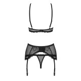 Basitta 3er Set Schwarz von Obsessive | Fesselliebe.de