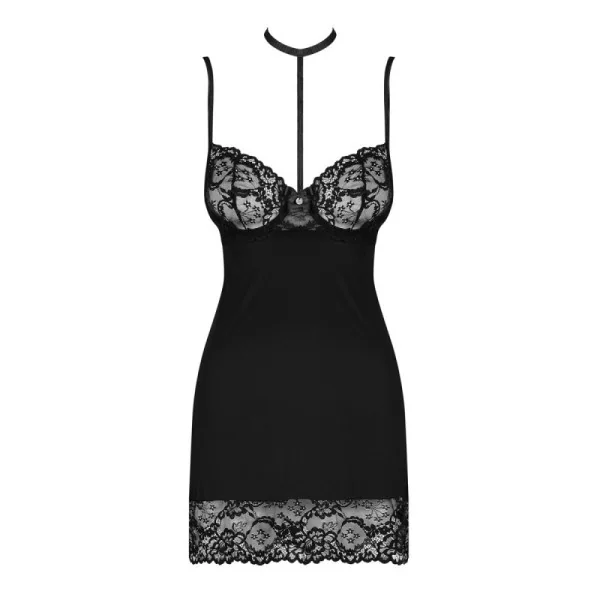 Raquelia Chemise & Tanga schwarz von Obsessive kaufen | Fesselliebe