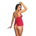 Babydoll & String Rot V-9679 von Axami