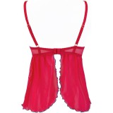 Babydoll & String Rot V-9679 von Axami | Fesselliebe.de