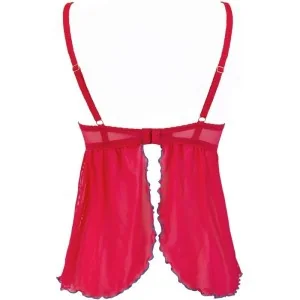 Babydoll & String Rot V-9679 von Axami