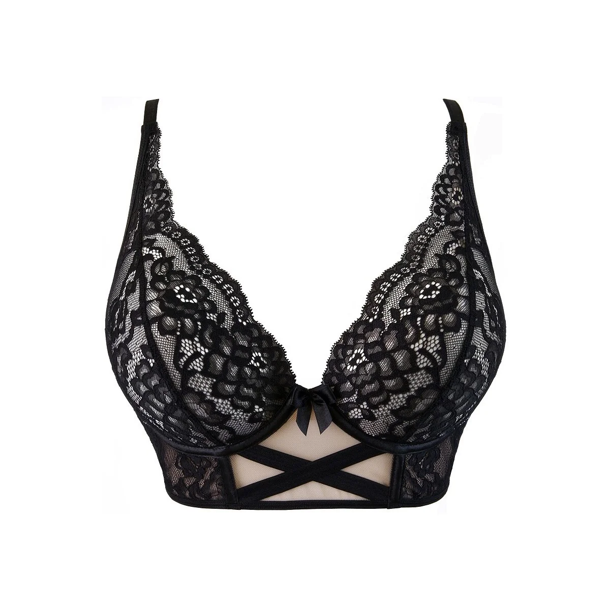 Bustier Schwarz V-9631 von Axami | Fesselliebe.de