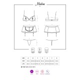 Maidme 5er Set Schwarz-Weiss von Obsessive | Fesselliebe.de