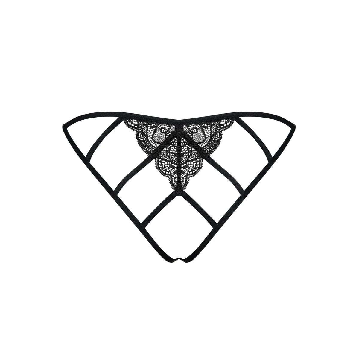 Miamor offener Schritt Höschen schwarz von Obsessive kaufen | Fesselliebe