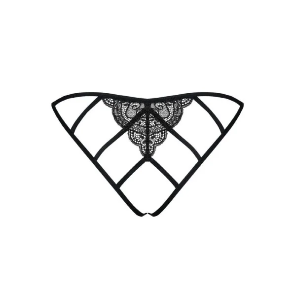 Miamor offener Schritt Höschen schwarz von Obsessive kaufen | Fesselliebe