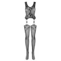Bodystocking F221 Schwarz von Obsessive
