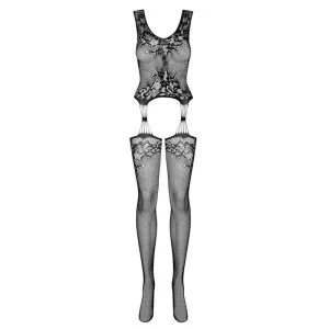Bodystocking F221 Schwarz von Obsessive