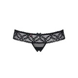 Offener Schritt Tanga Schwarz 837-Thc-1 von Obsessive | Fesselliebe.de