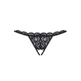 Offener Schritt Tanga Schwarz 831-Thc-1 von Obsessive | Fesselliebe.de