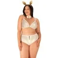 Neo Goldes Kostüm Pearl Size Plus von Obsessive Size Plus