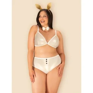 Neo Goldes Kostüm Pearl Size Plus von Obsessive Size Plus