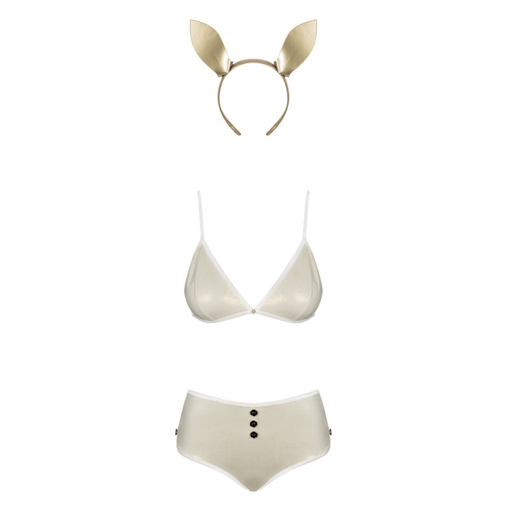 Neo Goldes Kostüm Pearl Size Plus von Obsessive Size Plus | Fesselliebe.de