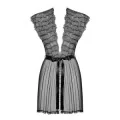 Romanesa Peignoir Schwarz von Obsessive
