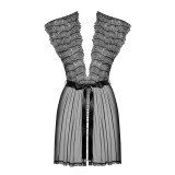 Romanesa Peignoir Schwarz von Obsessive | Fesselliebe.de