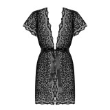 Giully Peignoir Schwarz von Obsessive | Fesselliebe.de