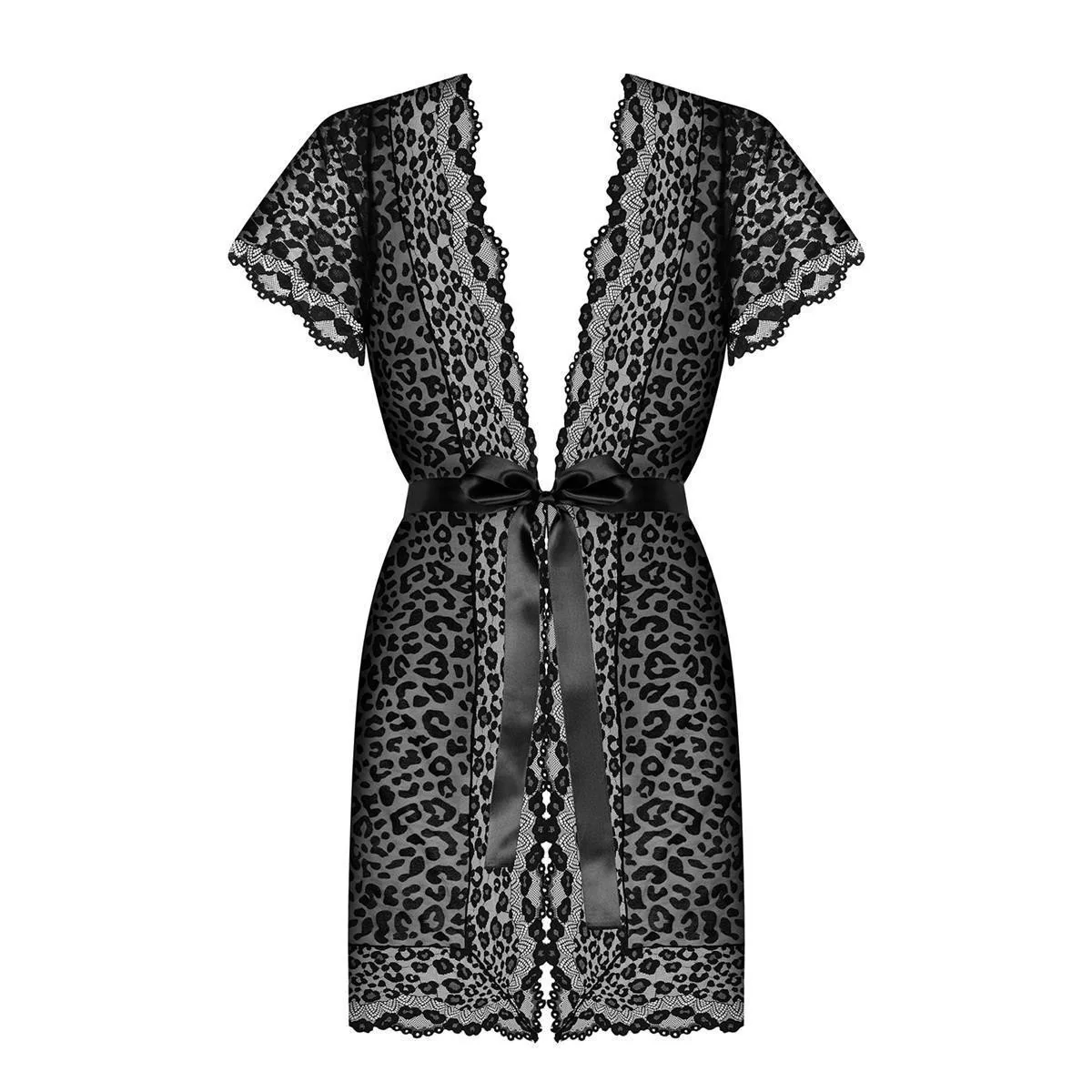 Giully Peignoir schwarz von Obsessive kaufen | Fesselliebe