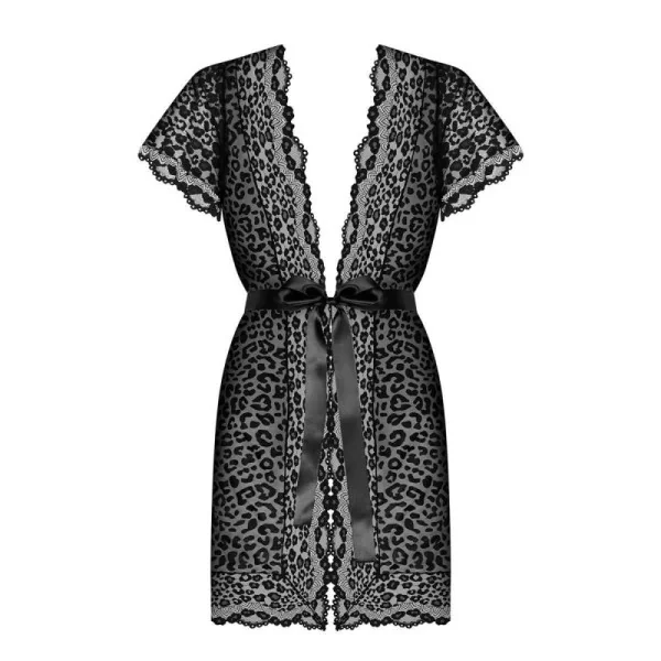 Giully Peignoir schwarz von Obsessive kaufen | Fesselliebe