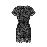Giully Peignoir Schwarz von Obsessive | Fesselliebe.de