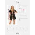 Giully Peignoir Schwarz von Obsessive