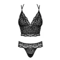Giully Top & Höschen Schwarz von Obsessive