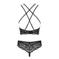Giully Top & Höschen Schwarz von Obsessive