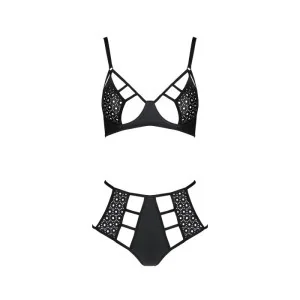 Tasmina 2er Set Schwarz von Passion-Exklusiv