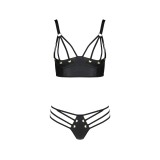 Malwia Bikini 2er Set Schwarz von Passion-Exklusiv | Fesselliebe.de
