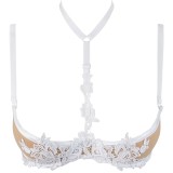 BH Weiss mit Offenen Cups V-9641 von Axami | Fesselliebe.de