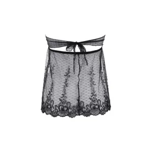 Babydoll & String Schwarz V-9639 von Axami