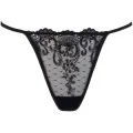 Babydoll & String Schwarz V-9639 von Axami