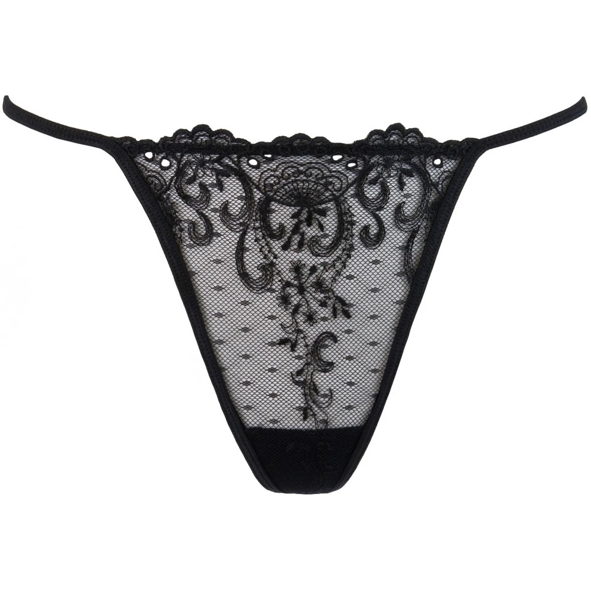 Babydoll & String schwarz V-9639 von Axami kaufen | Fesselliebe