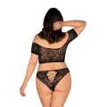 Inessita 2er Set Schwarz Size Plus von Obsessive