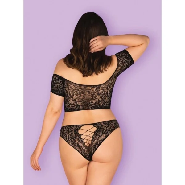 Inessita 2er Set schwarz Size Plus von Obsessive kaufen | Fesselliebe