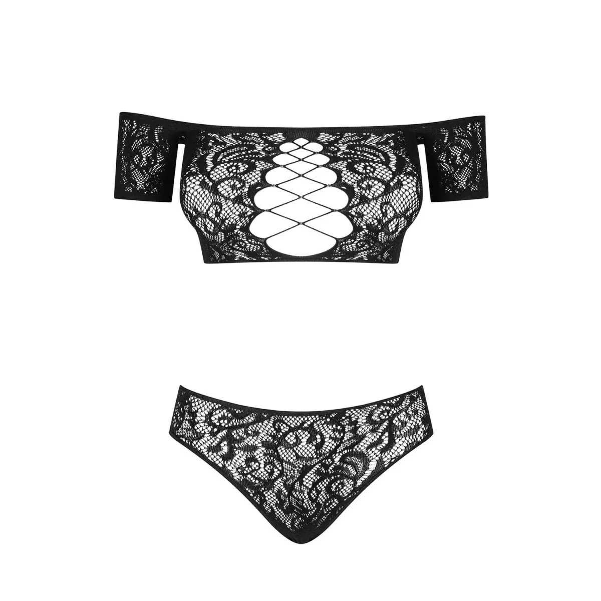 Inessita 2er Set schwarz Size Plus von Obsessive kaufen | Fesselliebe