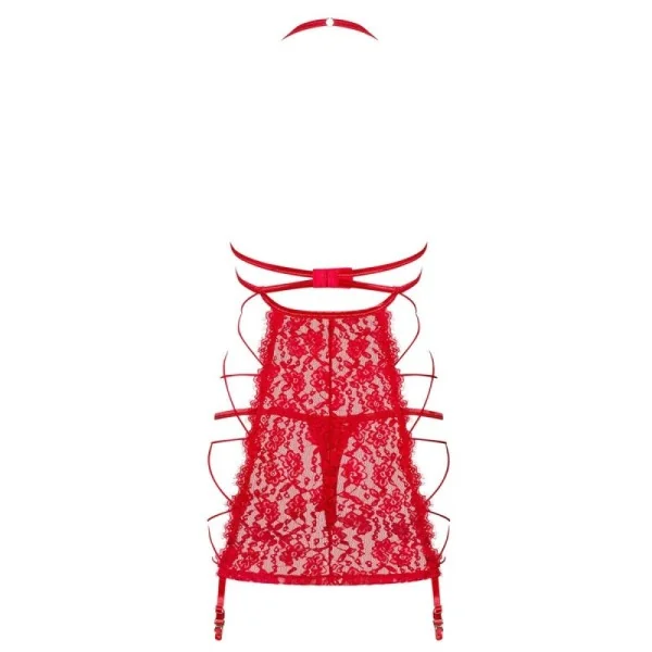 rotiosa Chemise & Tanga rot von Obsessive kaufen | Fesselliebe