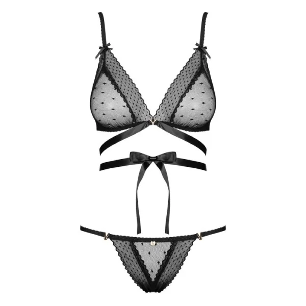 Bowessa 2er Set Schwarz von Obsessive | Fesselliebe.de