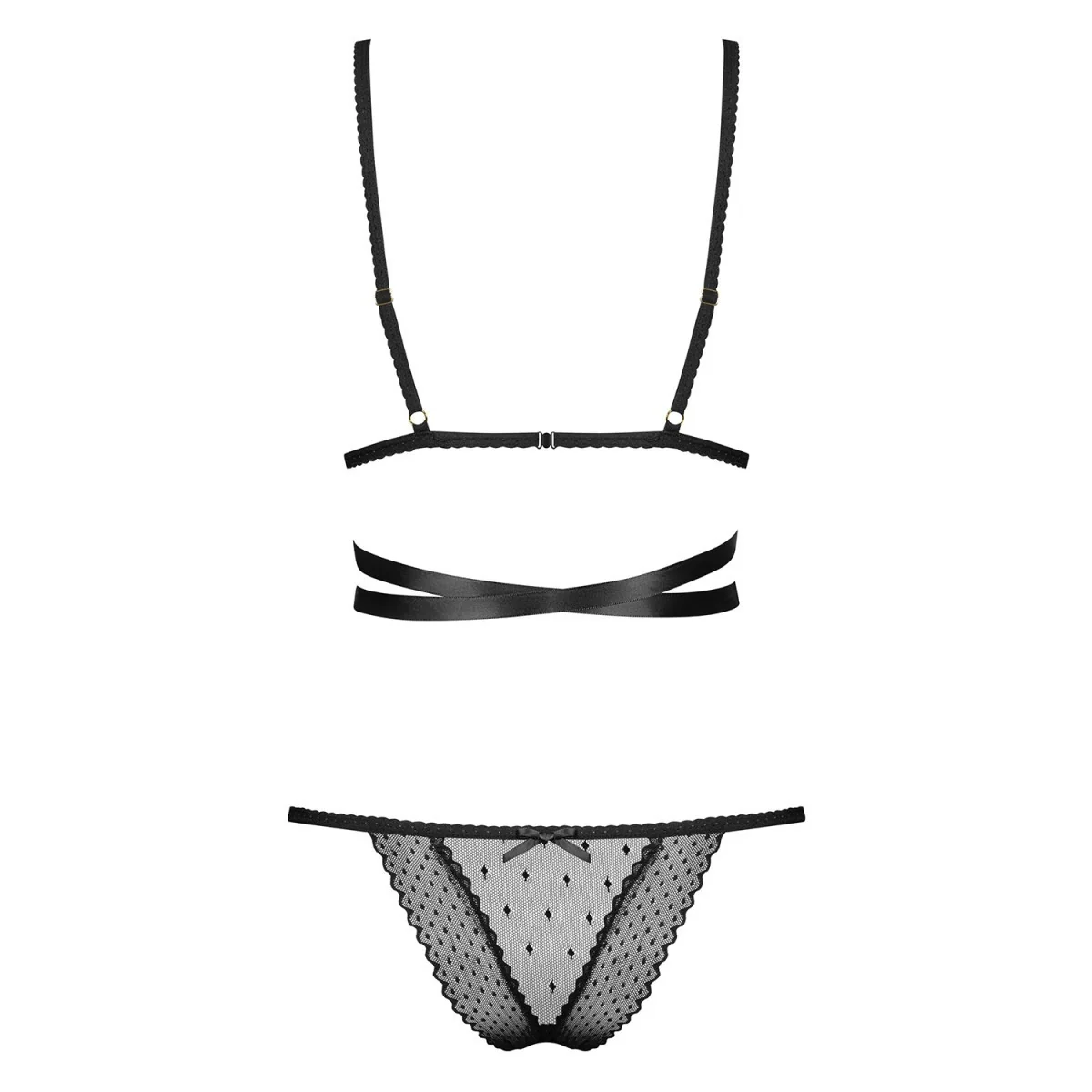 Bowessa 2er Set Schwarz von Obsessive | Fesselliebe.de