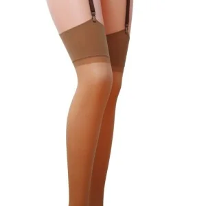 Strapsstrümpfe Beige 17 Den St001 von Passion-Exklusiv | Fesselliebe.de