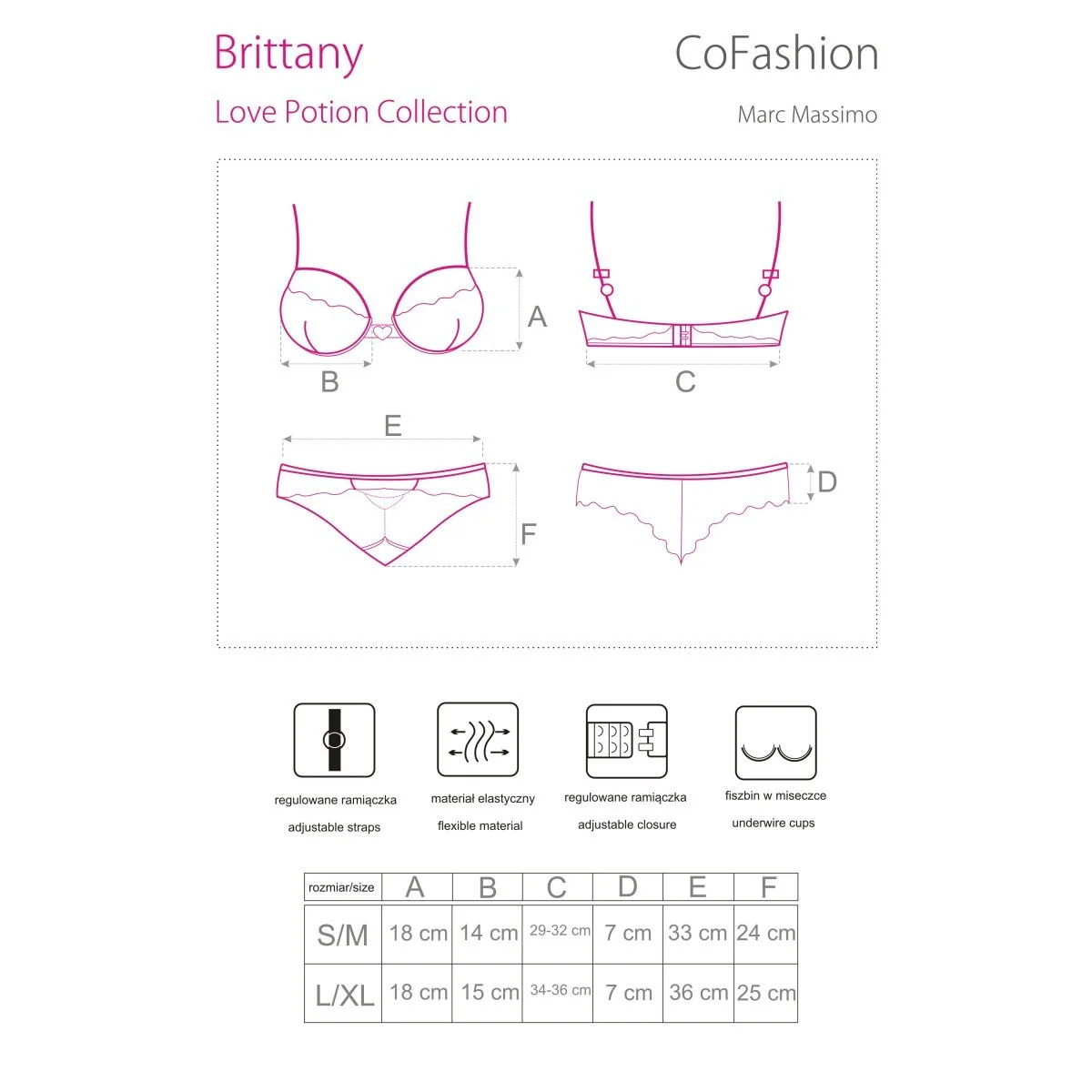 Brittany Bh-Set Schwarz von CoFashion Lingerie kaufen | Fesselliebe