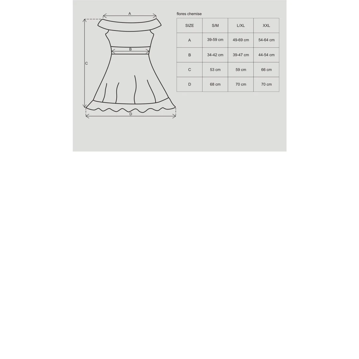 Flores Chemise & Tanga schwarz von Obsessive kaufen | Fesselliebe