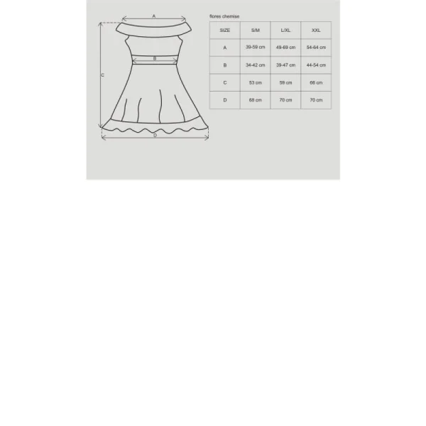 Flores Chemise & Tanga schwarz von Obsessive kaufen | Fesselliebe